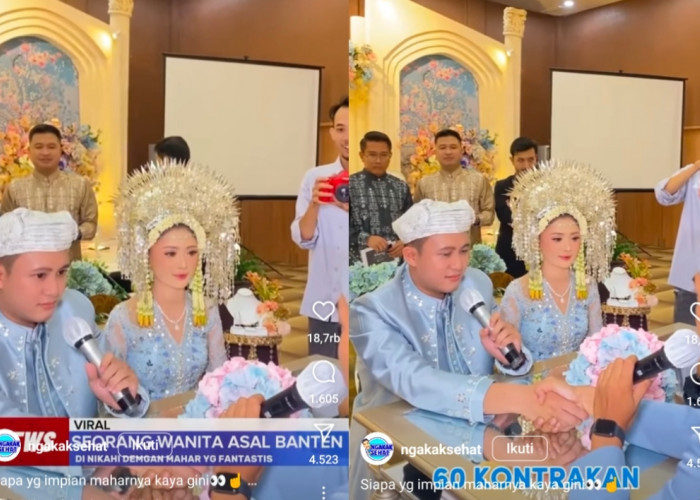 Geger Mahar Perkawinan Sepasang Pengantin di Banten Berupa 60 Kontrakan Disertai 120 Jendela