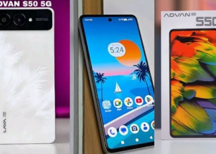 HP Advan S50 5G Hadir dengan Desain Tipis Bobot Ringan, Punya Kamera Lensa Utama 50MP 