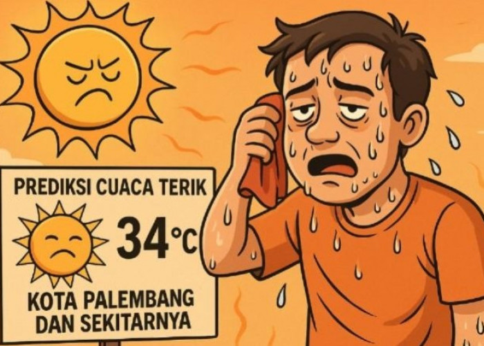 Waspada Cuaca Panas Ekstrem, Suhu Terik di Palembang Diprediksi Berlangsung Hingga 7 Juni