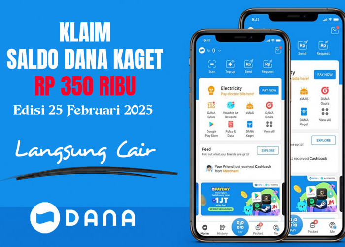 BURUAN! Cairkan Saldo Gratis Rp350.000 dengan Link DANA Kaget, Ini Cara Klaimnya