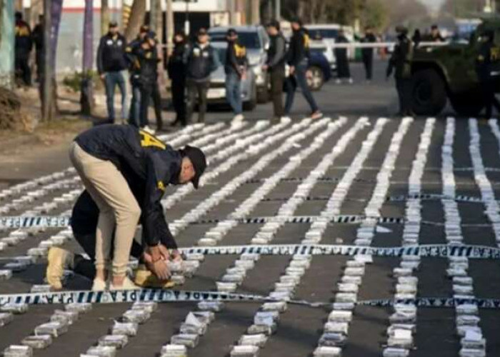 Polisi Argentina Gagalkan Pengiriman 1,6 Ton Kokain Tujuan Dubai, Nilainya 60 Juta Dolar