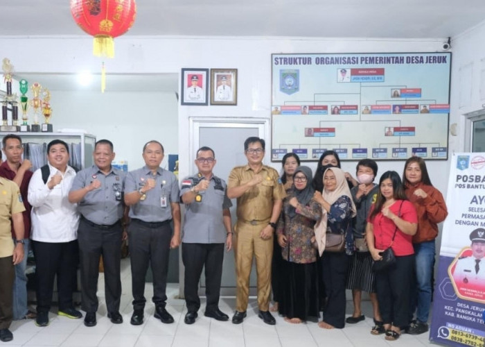 Kemenkum Babel Tinjau Layanan Bantuan Hukum di Desa Jeruk dan Batu Belubang