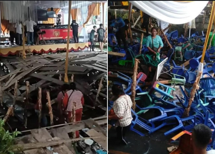 Hajatan Anak di Palembang Izin Ajukan Musik Dangdut Tetiba Berubah Remix, 10 Menit Goyang Panggung Roboh 