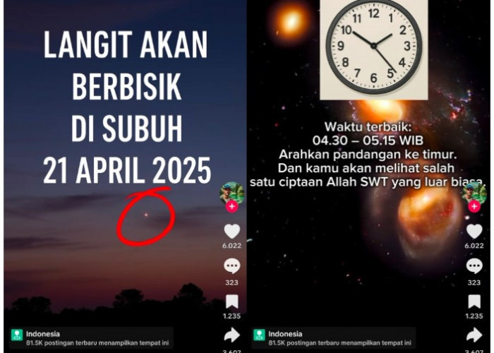 Fenomena Langka 'Langit Berbisik' Akan Terjadi 21 April 2025, Pertanda Apa yang Dibawa?