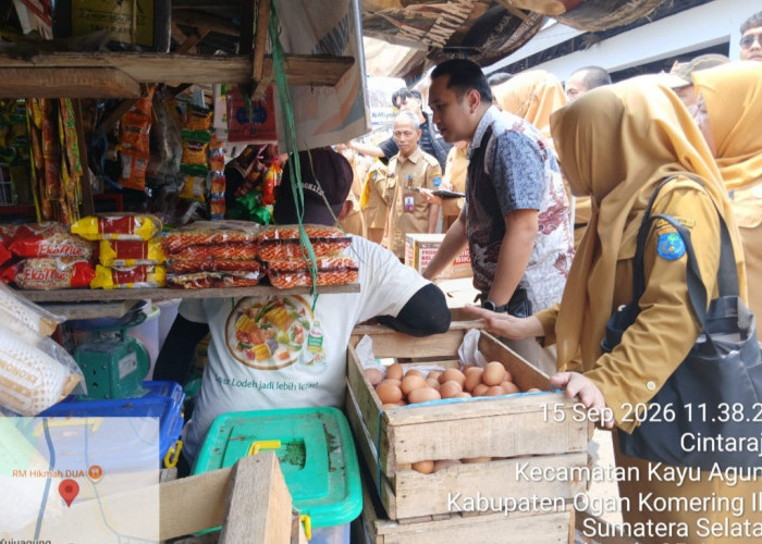 Ketersediaan dan Harga Beras di Pasar Kayuagung Dicek