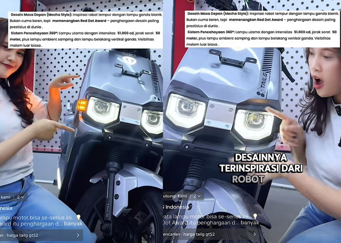 Lampu Motor TAILG F55 Didesain Tim Pemenang Red Dot Award, Urusan Lampu Motor Listrik Bisa Seserius Ini?