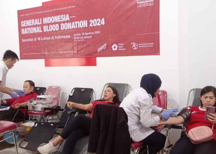 Peringati HUT Ke-16 Tahun, Generali Indonesia Adakan Donor Darah Serentak