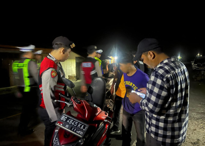 Tingkatkan Keamanan, Polres OKI Gencar Lakukan KRYD Amankan Mobil dan Sepeda Motor
