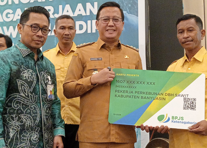 Sebanyak 4.260 Petani Sawit Banyuasin Mendapatkan Kepesertaan BPJS Ketenagakerjaan