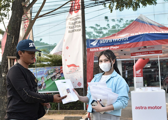Satu Hati, Honda Peduli, Astra Motor Sumsel Bagikan 5.000 Masker untuk Masyarakat Sumsel