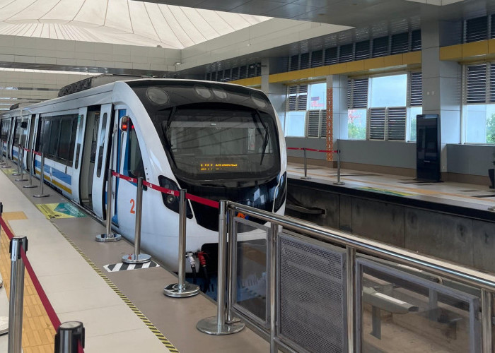 Malam Tahun Baru 2025 Kian Dekat! LRT Sumsel Angkut Penumpang Hingga Pukul 01.51 WIB 