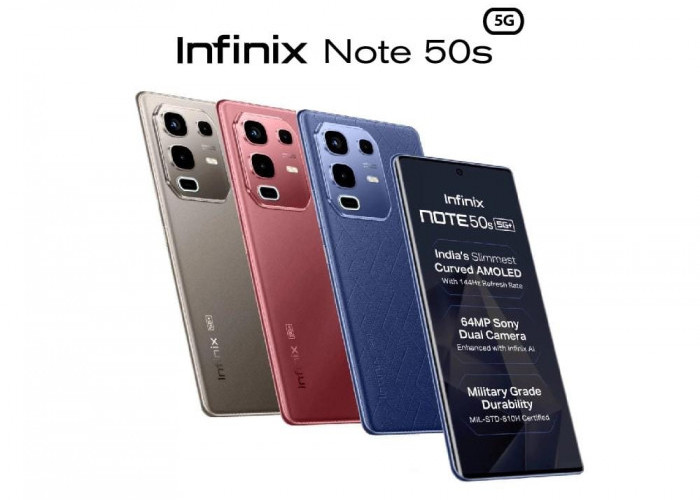 Smartphone Infinix Note 50S 5G Hadirkan Performa Tangguh dengan Fitur Inovatif