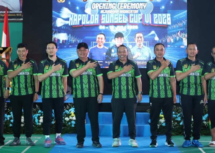 Ribuan Peserta Ramaikan Badminton Kapolda Cup VI 2026, Polda Sumsel Perkuat Sinergi Lewat Olahraga