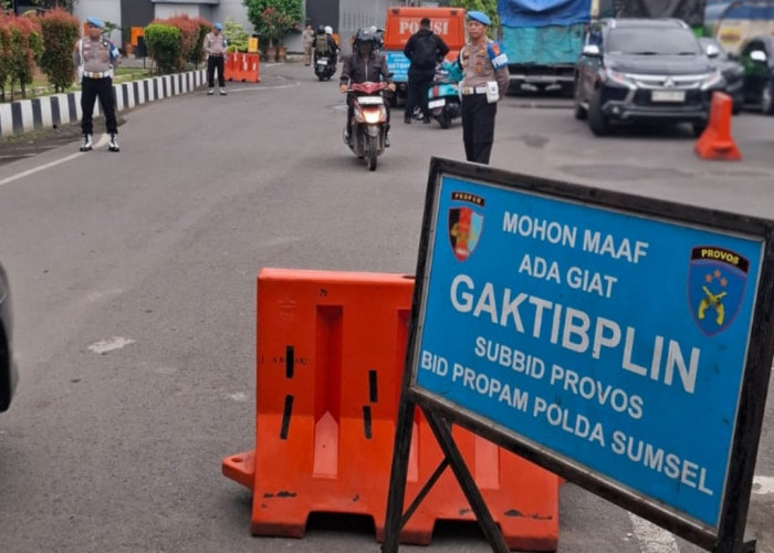 Kabid Propam Polda Sumsel Pimpin Langsung Gaktibplin di Mapolda, Tingkatkan Profesionalisme Anggota