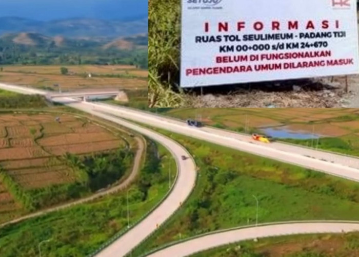 Terungkap! Ternyata Ini Penyebab Tol Sigli - Banda Aceh Seksi 1 Belum Bisa Dinikmati Warga