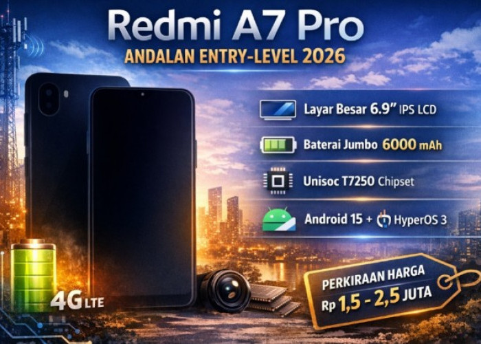 Redmi A7 Pro Siap Jadi Andalan Entry-Level 2026, Ini Deretan Pembaruan dan Perkiraan Harganya
