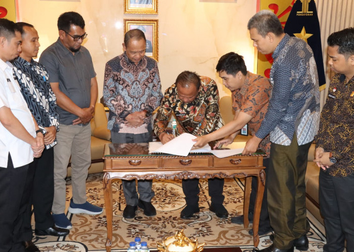 Kemenkum Sumsel - DPRD OKU Selatan MoU, Perkuat Kualitas Perda Inisiatif Tahun 2026