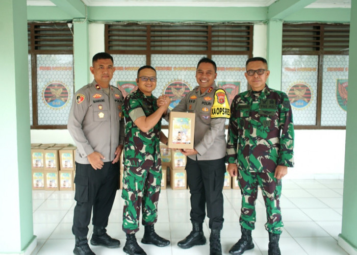 Bangun Kebersamaan, Polres OKI dan Kodim 0402/OKI Perkuat Sinergitas