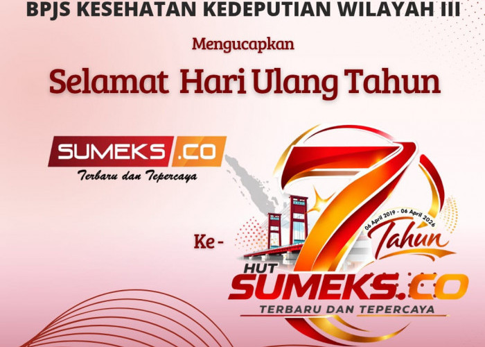 BPJS Kesehatan Kedeputian Wilayah III  Mengucapkan Selamat HUT ke7 SUMEKSCO Tahun 2026