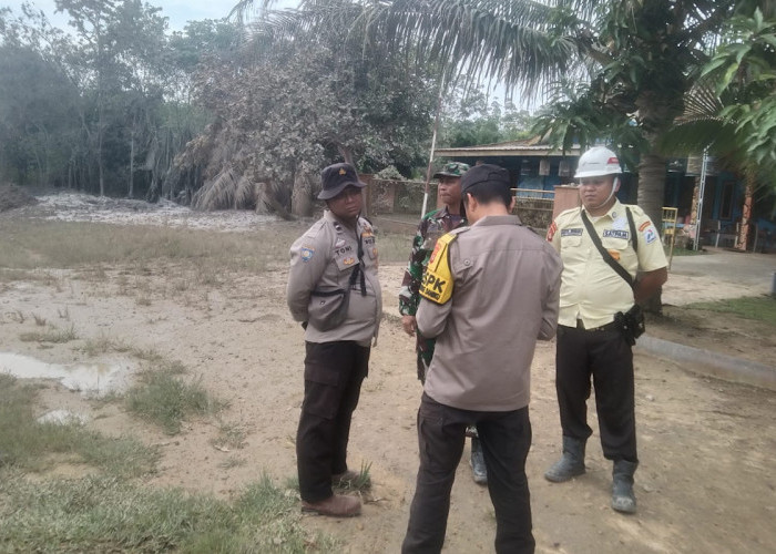 Pipa Gas Milik Pertamina Bocor, Jalur  Desa Gunung Raja Empat Petulai Dangku Muara Enim 