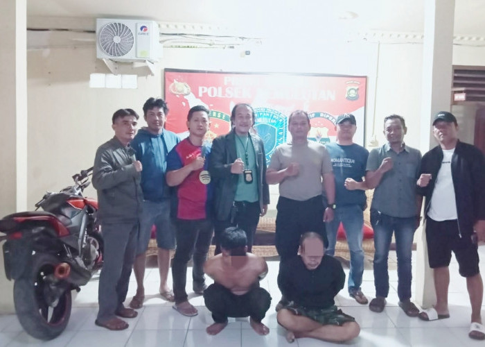 Temukan 21 Paket Sabu Saat Ungkap Kasus Pengeroyokan, 2 Pelaku Digelandang ke Polsek Pemulutan