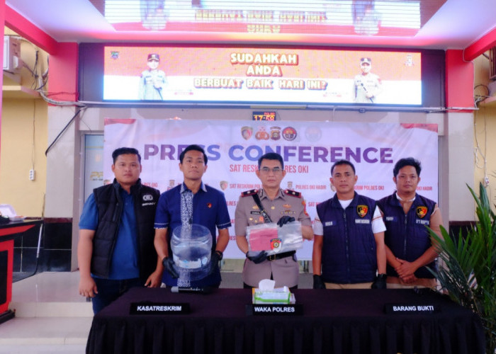 Polres OKI Amankan Warga Bakar Lahan di Tulung Selapan Ulu, Terancam 10 Tahun Penjara