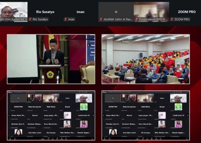 Kanwil Kemenkum Babel Ikuti Seminar Nasional RUU Lingkungan Hidup dan Perubahan Iklim