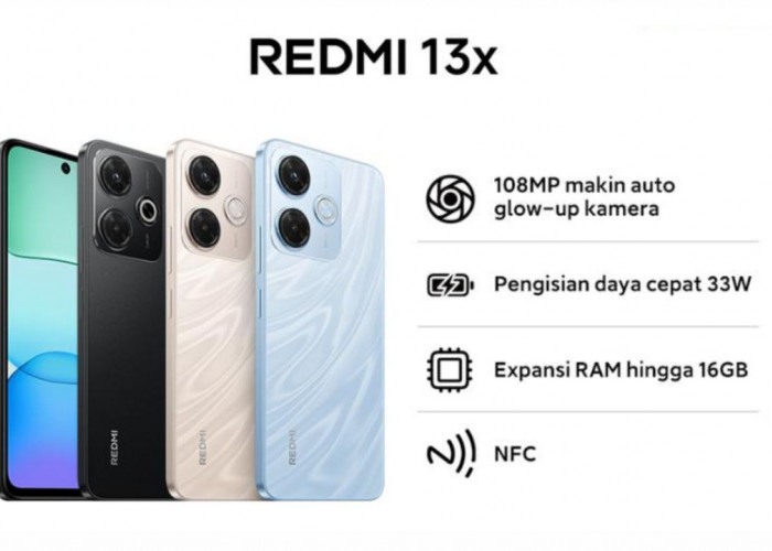 Xiaomi Redmi 13X: HP Harga Bersahabat dengan Kualitas Maksimal Dilengkapi Sertifikasi IP53