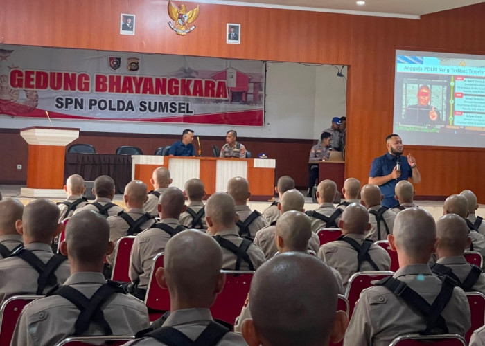 131 Calon Bintara SPN Polda Sumsel Dibekali Pencegahan Radikalisme oleh Densus 88