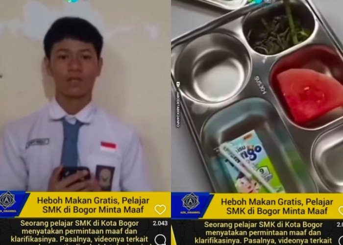 Heboh Boks Makan Siang Gratis Program Pemerintah Berbeda, Siswa SMK di Bogor Ini Malah Minta Maaf