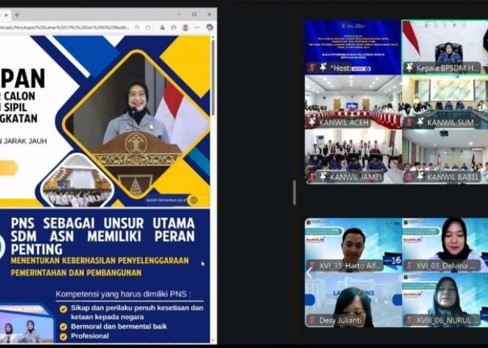 Penutupan Latsar CPNS 2025: Kemenkum Babel Tekankan Penguatan Nilai ASN