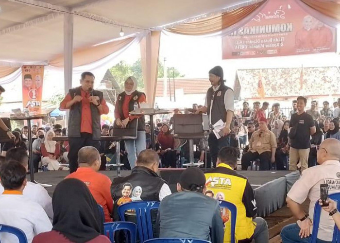 Paslon Bupati dan Wakil Bupati Askolani-Netta Janjikan Beasiswa untuk Pelajar Banyuasin