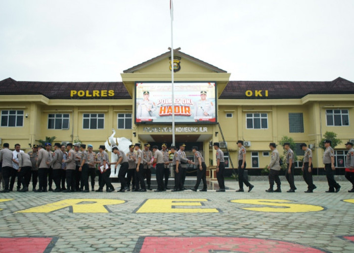 Halal Bihalal di Mako Polres OKI, Momentum Perkuat Sinergi dan Kekompakan