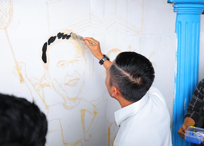 Antisipasi Vandalisme, Generasi Ratu Dewa dan DKP Gelar Lomba Mural Grafiti Walikota Palembang
