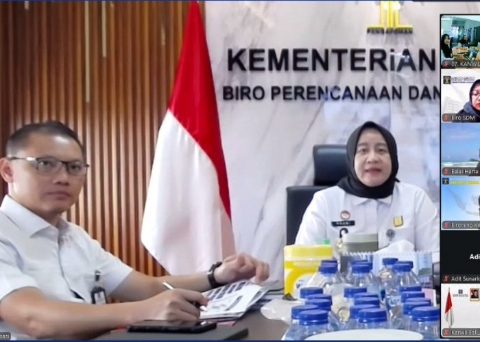 Perkuat Akuntabilitas, Kanwil Kemenkum Babel Ikuti Evaluasi SAKIP 2026