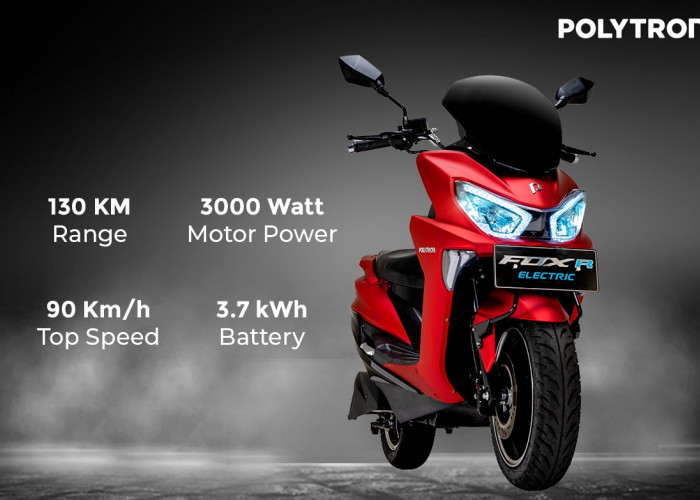 Rekomendasi Motor Listrik untuk Ojol, Polytron Fox R Garansi Baterai Seumur Hidup