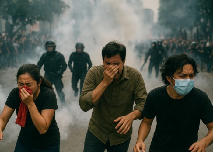 CATAT Inilah Tips Menghadapi Paparan Gas Air Mata Saat Unjuk Rasa Berlangsung Ricuh