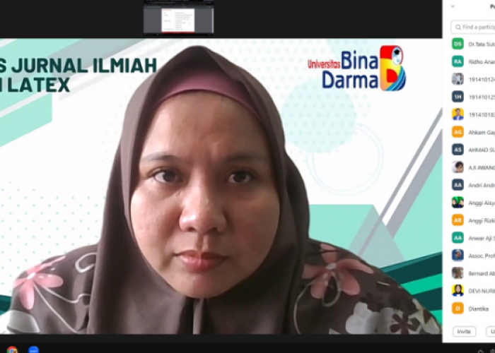 Universitas Bina Darma Palembang Gelar Pelatihan Menulis Jurnal dengan Latex