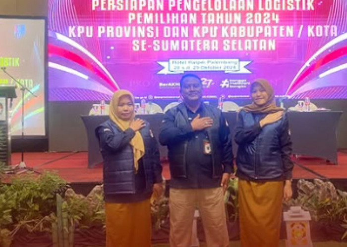 KPU Kota Prabumulih Hadiri Rapat Koordinasi Persiapan Pengelolaan Logistik Pemilihan Tahun 2024