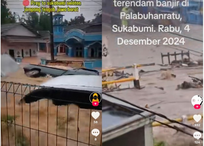 Sukabumi Dihantam Banjir Bandang dan Tanah Longsor, Hastag #PrayForSukabumi Menggema