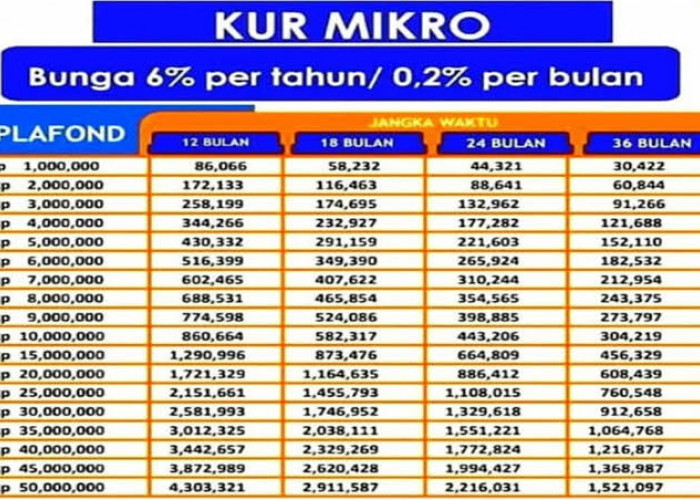 KUR BRI Plafon Rp50 Juta, Ajukan Sekarang Bunga Hanya 0,5 Persen