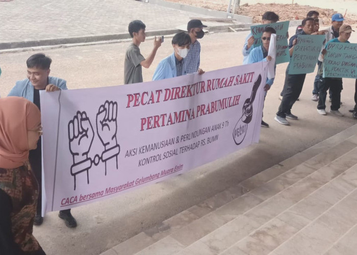 CACA dan Elemen Mahasiswa Minta DPRD Sumsel Panggil Direktur RS Pertamina Prabumulih