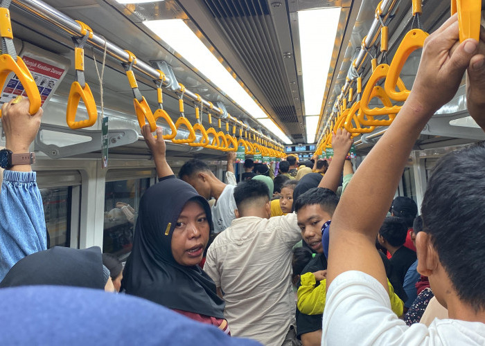 LRT Sumsel Jadi Primadona Awal Tahun 2025, Jadi Pilihan Utama Wisata Warga Palembang