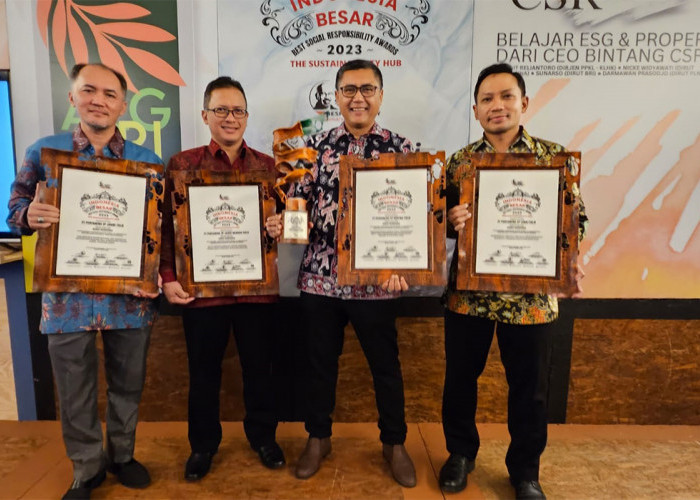 LUAR BIASA! PHE Jambi Merang Terima Penghargaan Indonesia Best Social Responbility Awards