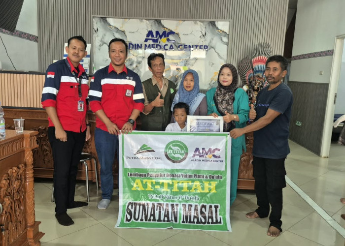 PT Putra Muba Coal Gelar Sunatan Massal dan Peringatan Maulid Nabi di Sungai Lilin