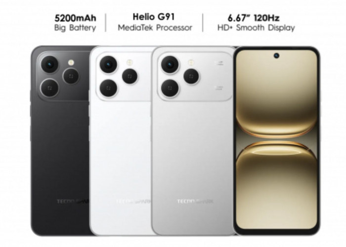 Tecno Spark 40 Pilihan HP 1 Jutaan Terbaik di Awal April 2026: Kombinasi Desain Modern yang Mirip iPhone 17