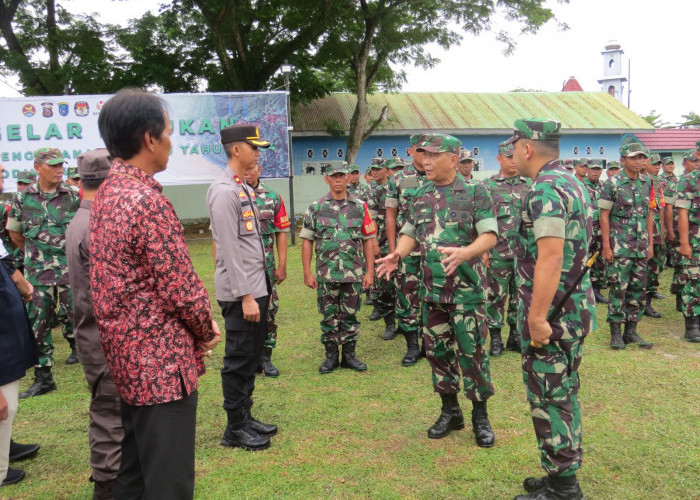 Cek Kesiapan Pengamanan Pemilu 2024 di OKI, Brigjen TNI Erdy Jammy Lumintang: Netralitas Harga Mati