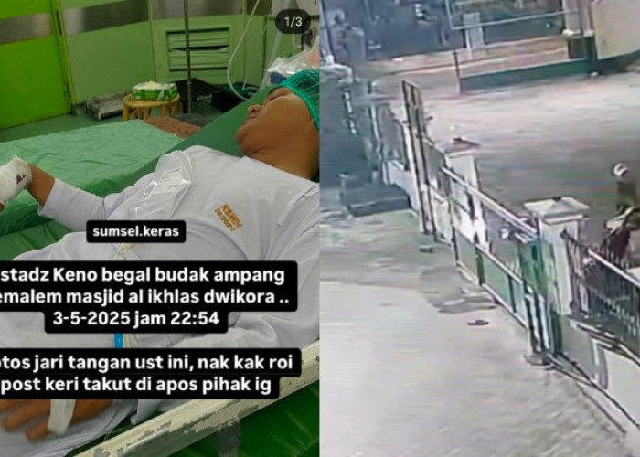 Kian Menggila, Detik-detik Aksi Pembegalan Sepeda Motor Milik Seorang Ustad di Palembang Terekam CCTV