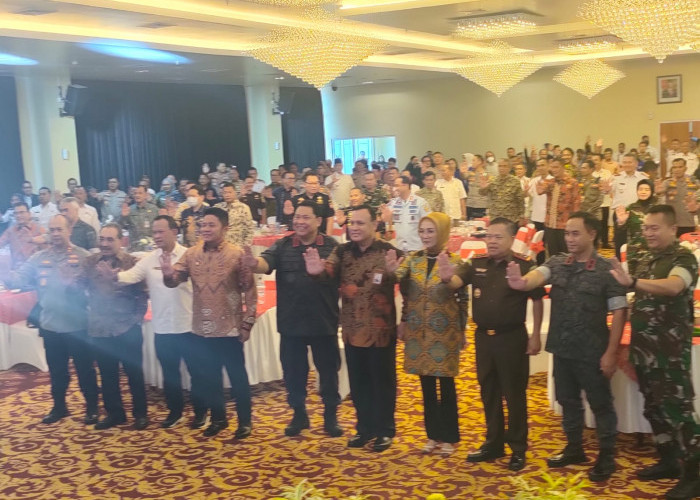 4 Petinggi Lembaga Negara Kumpul di Mapolda Sumatera Selatan
