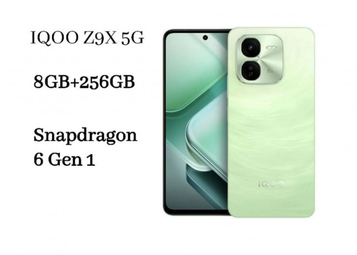 HP Kelas Menengah Makin Kompetitif, iQOO Z9X 5G Andalkan Performa dan Daya Tahan Baterai